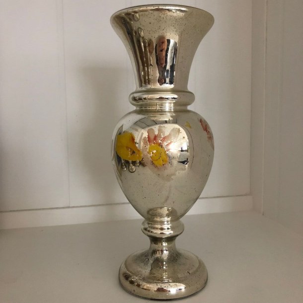 Fransk vase i gte fattigmandsslv - loppefund - i fin stand