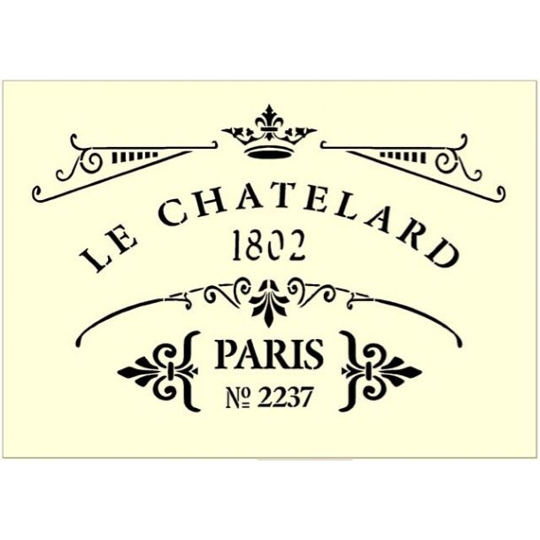 Stencil - Le Chatelard 1802 - str. A3