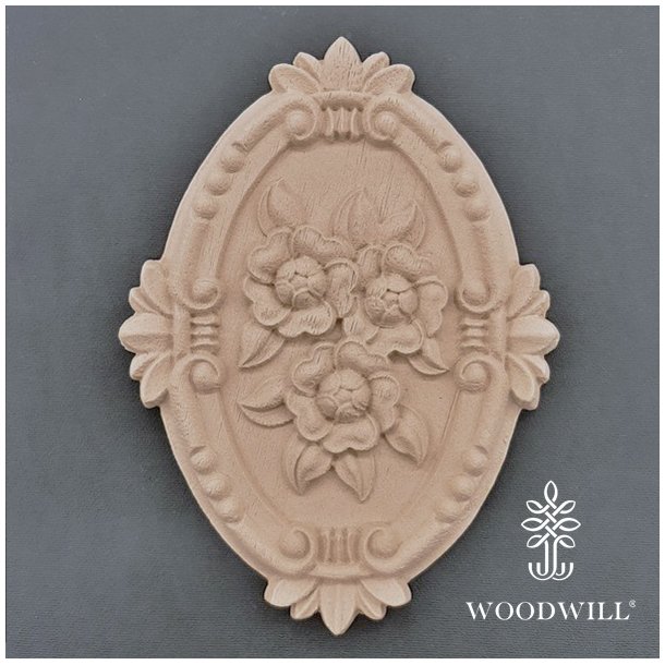 WOODWILL fleksibel tr ornament - OVAL 