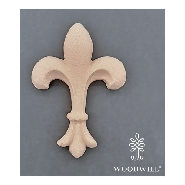 WOODWILL fleksibel tr ornament - Fransk Lilje