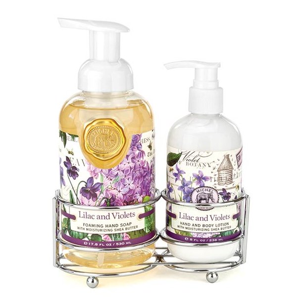 Håndplejesæt - lotion og sæbe - Lilac &amp; Violets