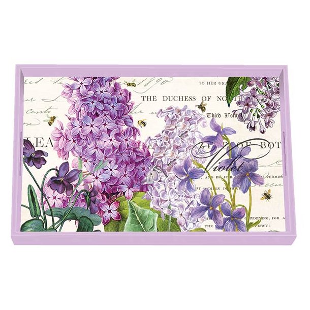 Bakke med blomstermotiv - Lilac &amp; Violets fra Michel Design Works