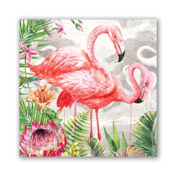 Frokost servietter - Flamingo - 20 stk